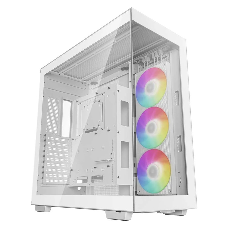 Deepcool CH780 Tempered Glass E-ATX Full Tower Case - White - صندوق